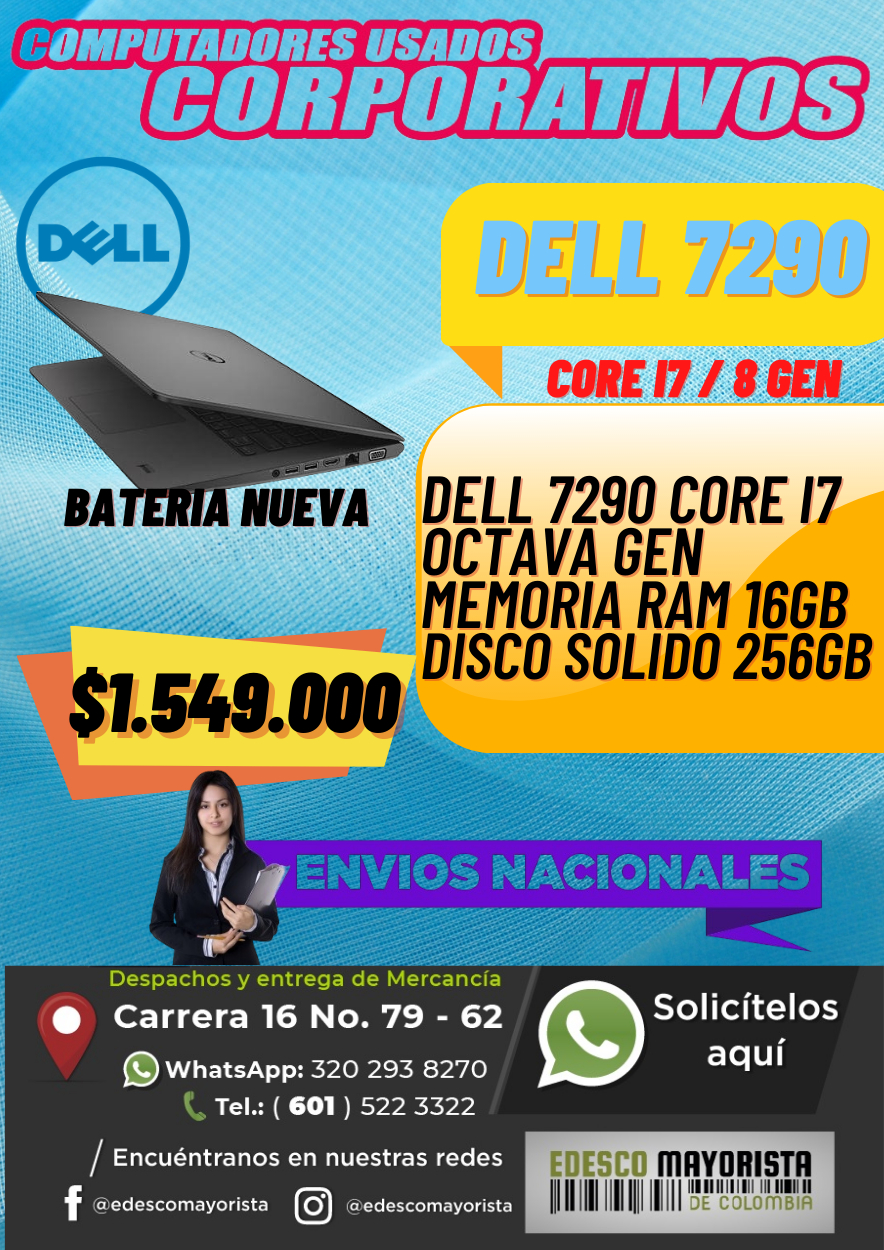 Dell 7290 batería nueva